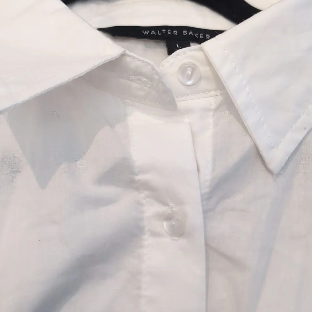 Walter Baker Oversized White Cotton Tunic - Picture 4 of 7